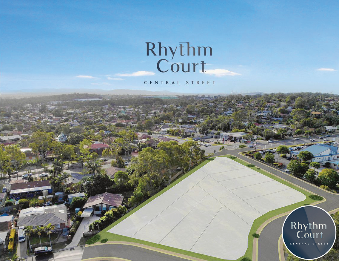 Rhythm Court Aerial View of location