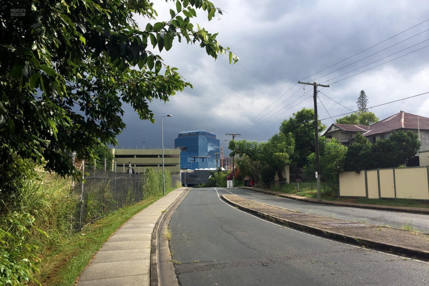 View of Toowong Village from outside Serenity.