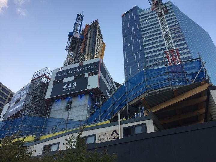 443 Queen Street construction update photo by PropertyMash January 2018.