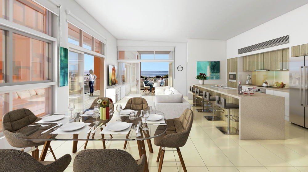 Alto Artists Impression Lounge and kitchen