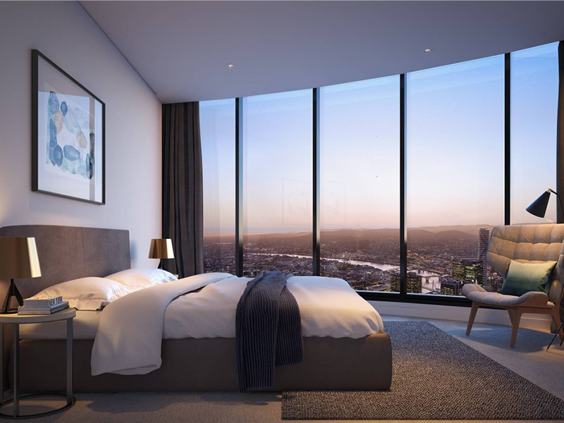 Brisbane Skytower bedroom