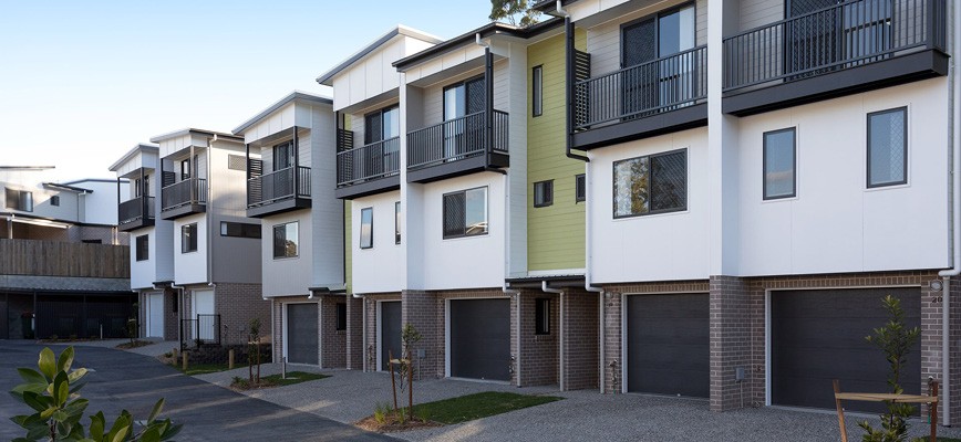Bunya Heights townhouses. Image by AR Development.