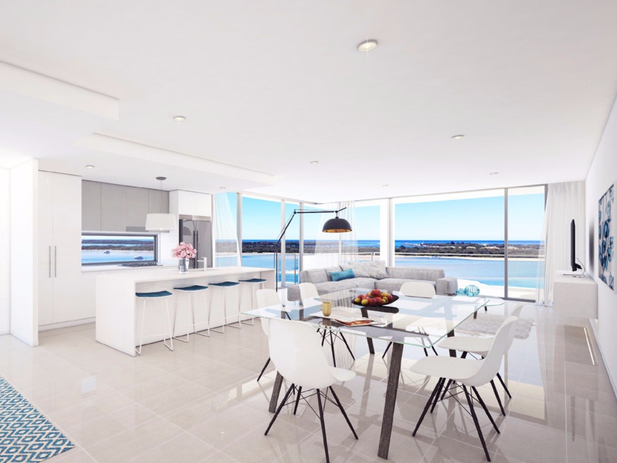 Coast Broadwater Living and Kitchen