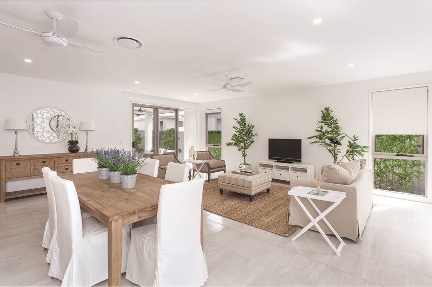 Example dining and living areas at GemLife Pacific Paradise (image provided by developer)