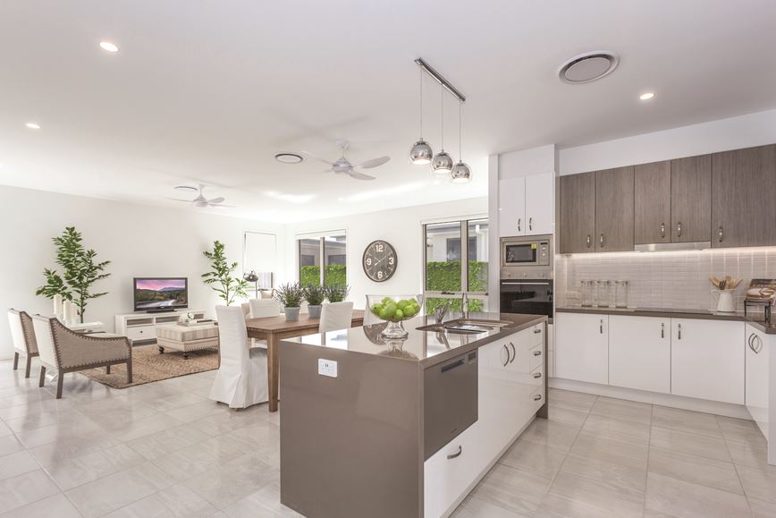 Example kitchen and dining area at GemLife Pacific Paradise (image provided by developer)