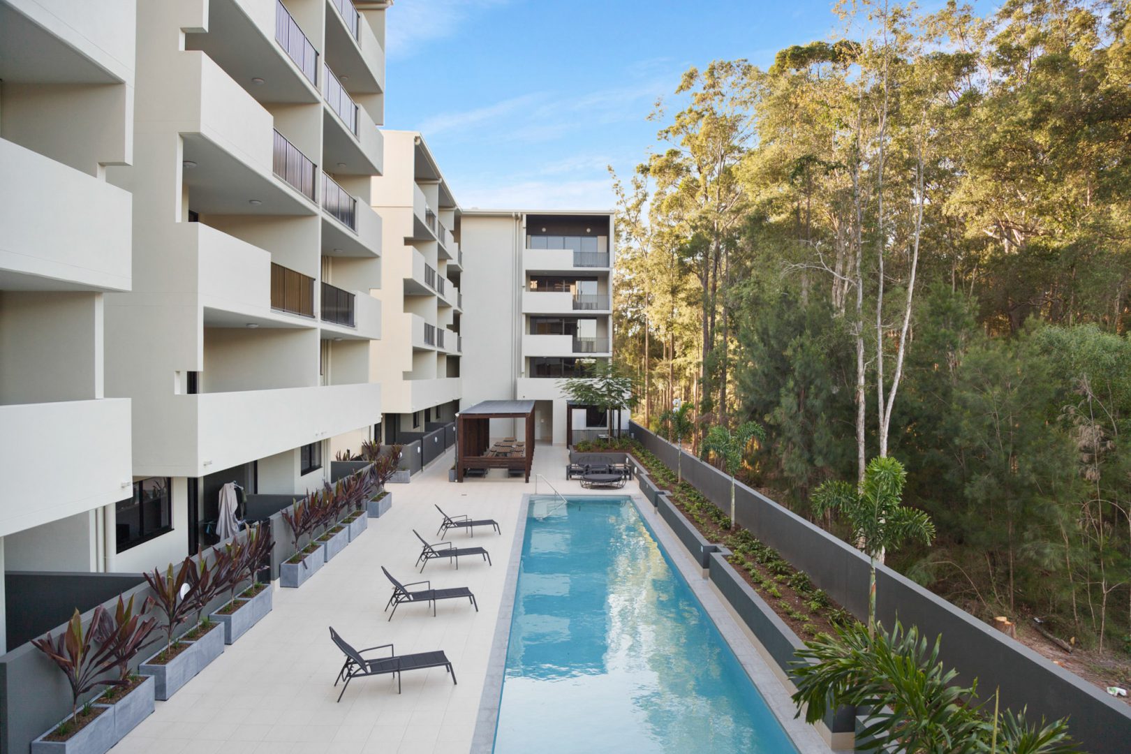 Forest Edge Pool Area (image supplied by the developer)