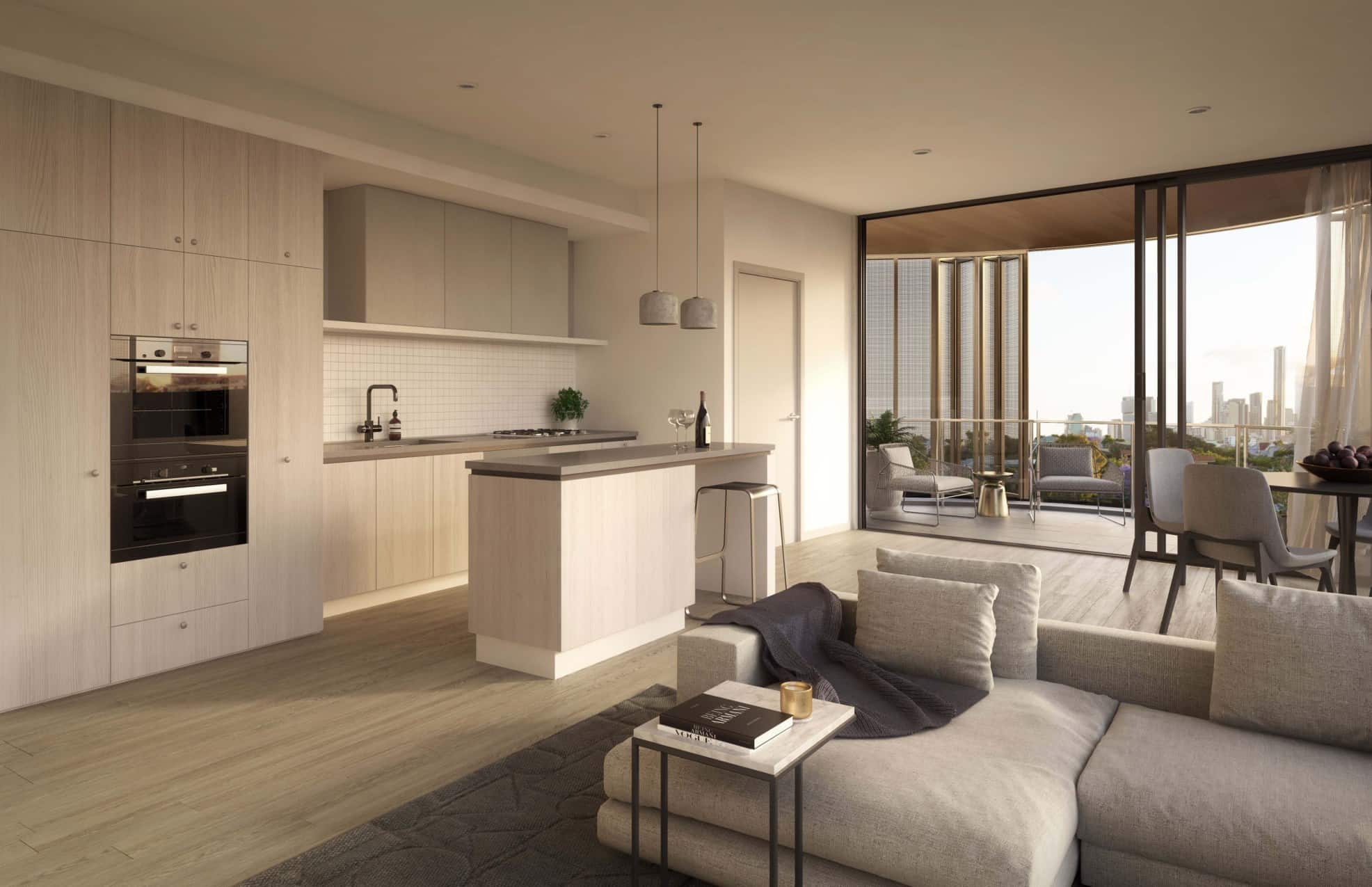 Artist Impression of the Kitchen and Lounge Areas