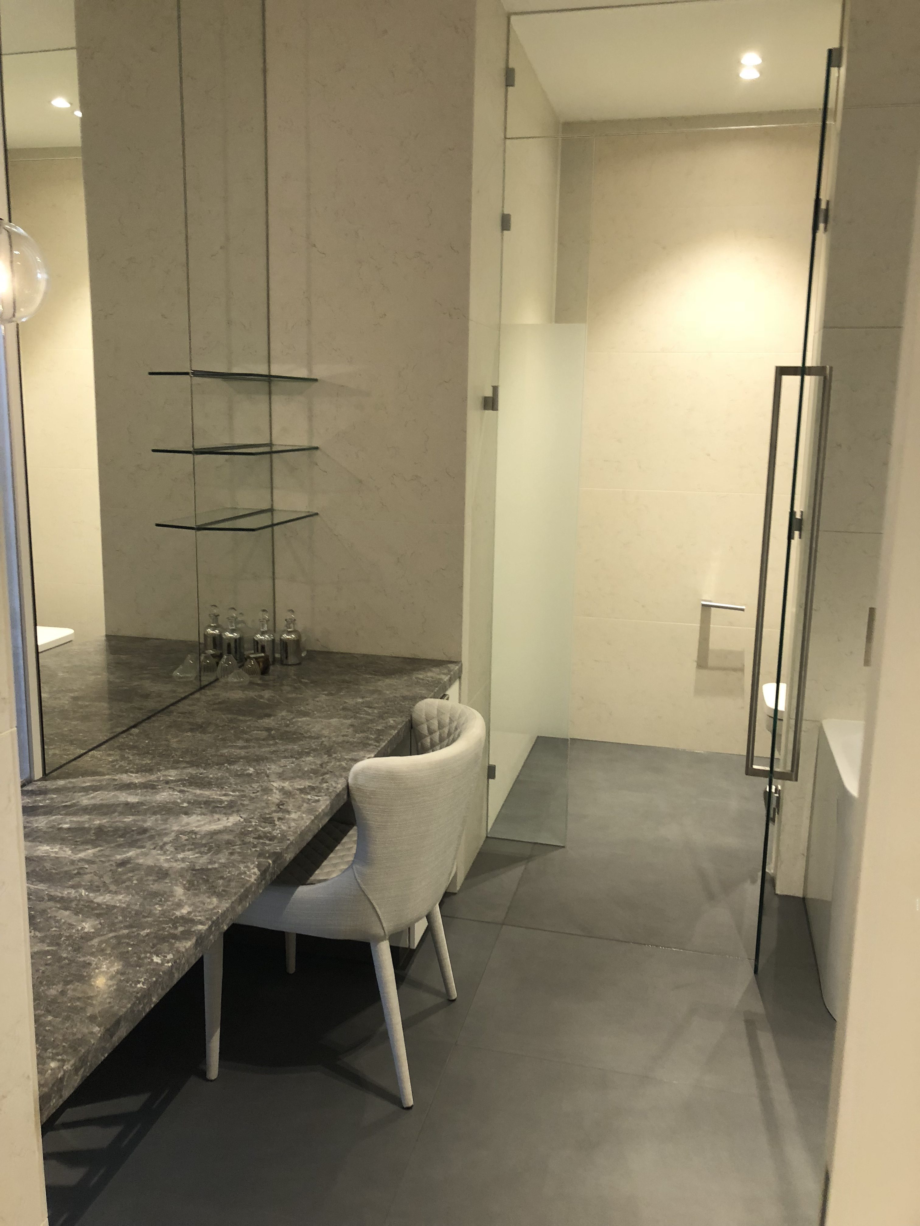 Photo of the example bathroom at the display suite (taken 14/06/18 by PropertyMash)