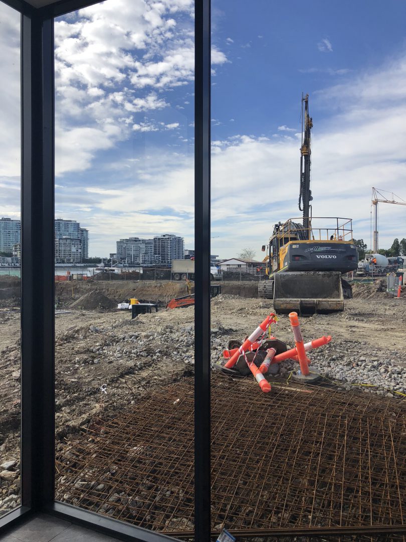 Construction at the Barca Bulimba site (photo taken 14/06/18 by PropertyMash)