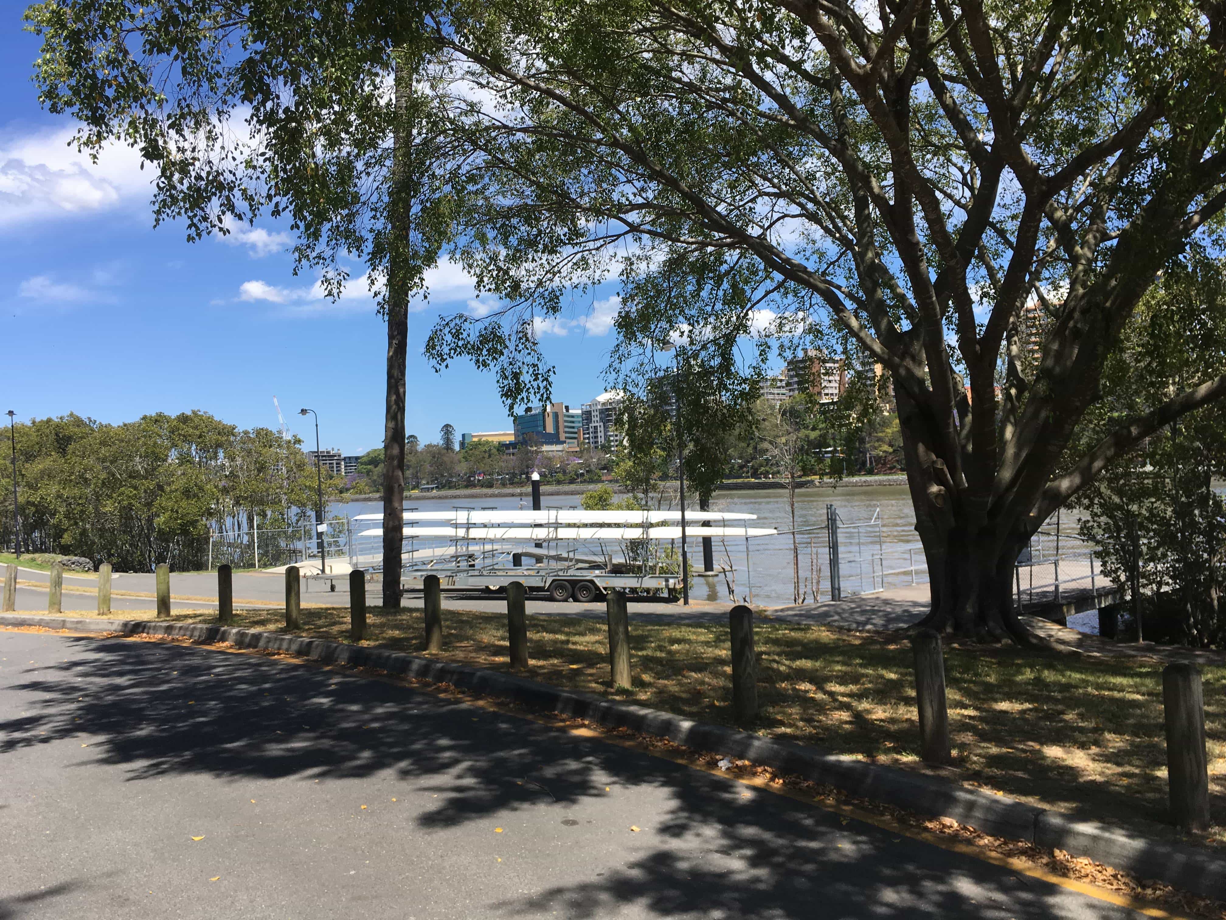 The Brisbane River borders much of West End. Photo taken by Property Mash less than 1km from Bohemia.