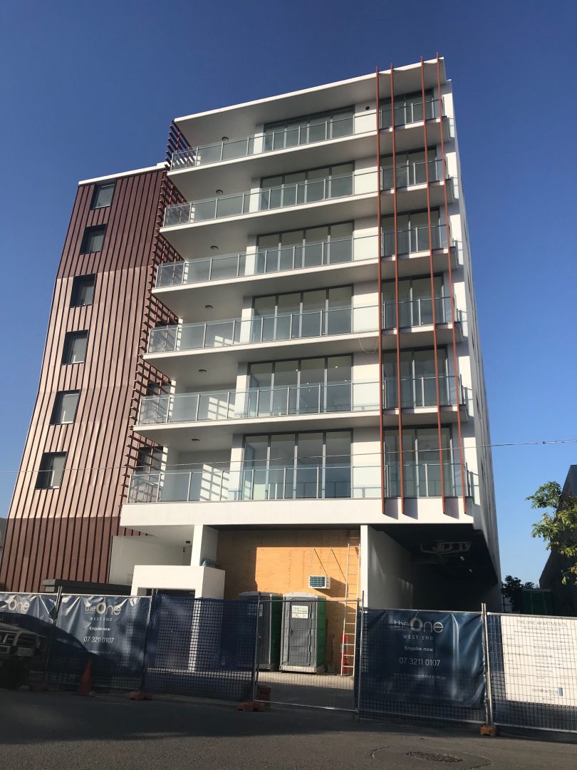 The One, West End. Photo taken by Linda Flemming, a PropertyMash suburb expert in November 2019.
