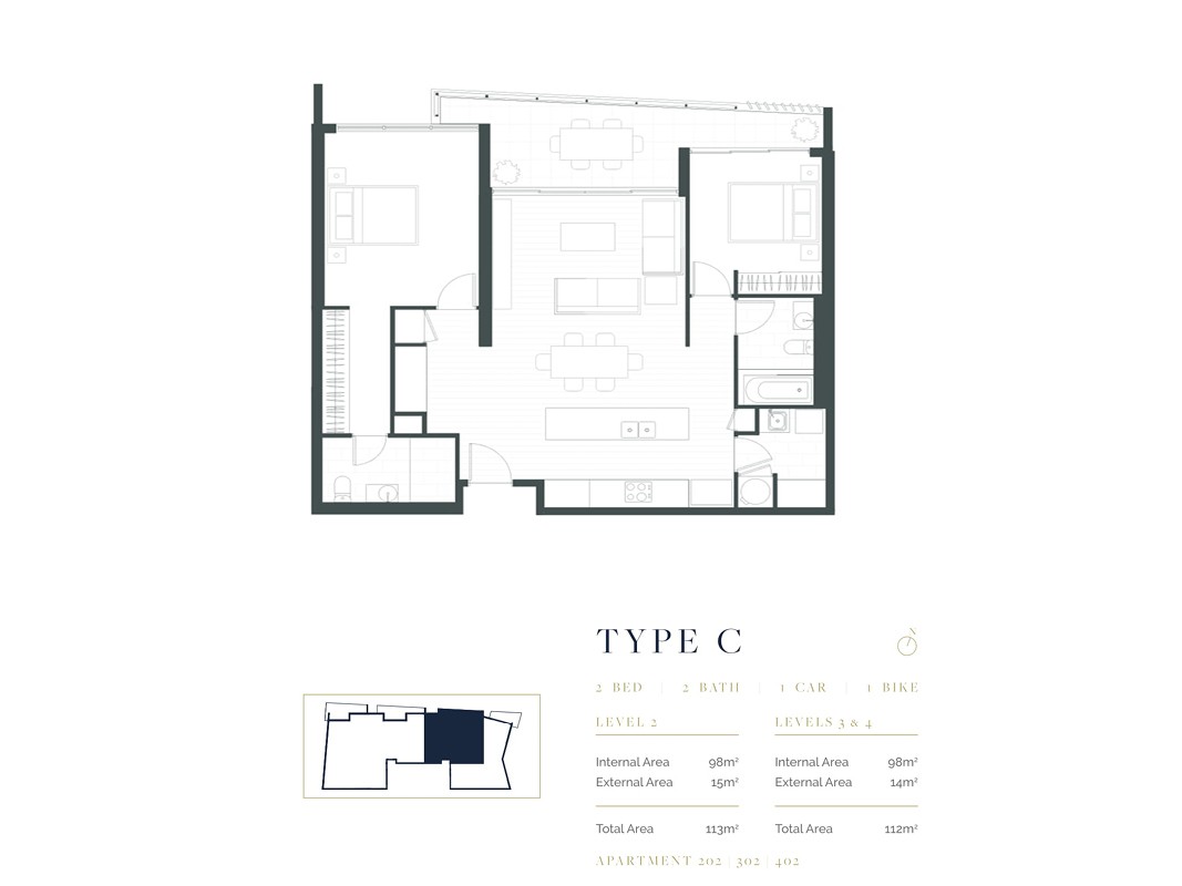 La Riviere Floor Plan Type C