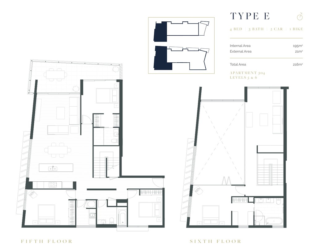 La Riviere Floor Plan Type E