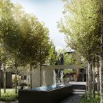 Luxe apartments and townhouses gardens