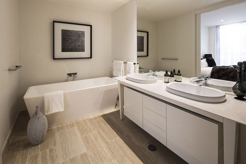 Marina Concourse Finished Apartment Bathroom
