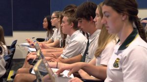 Maroochydore State High School students
