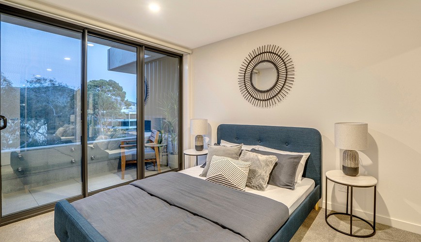 On Forbes display suite bedroom outlook