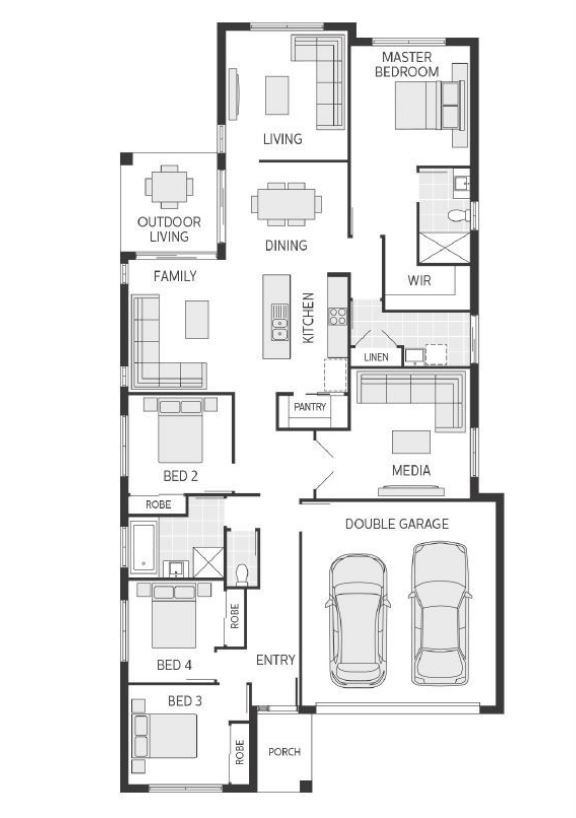 Ridgeview Example Floor Plan