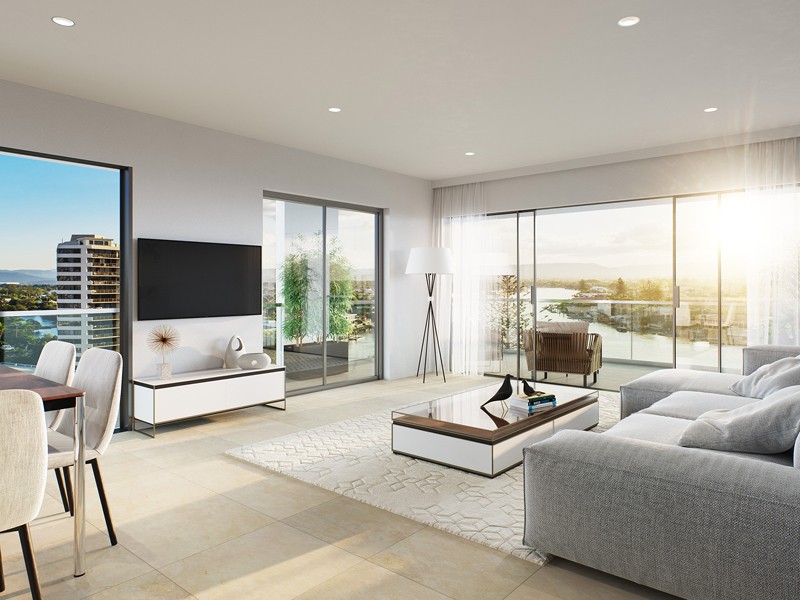 Serenity Surfers Paradise living space