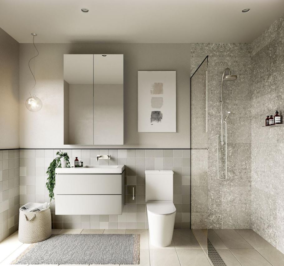 Seventy One Bathroom render