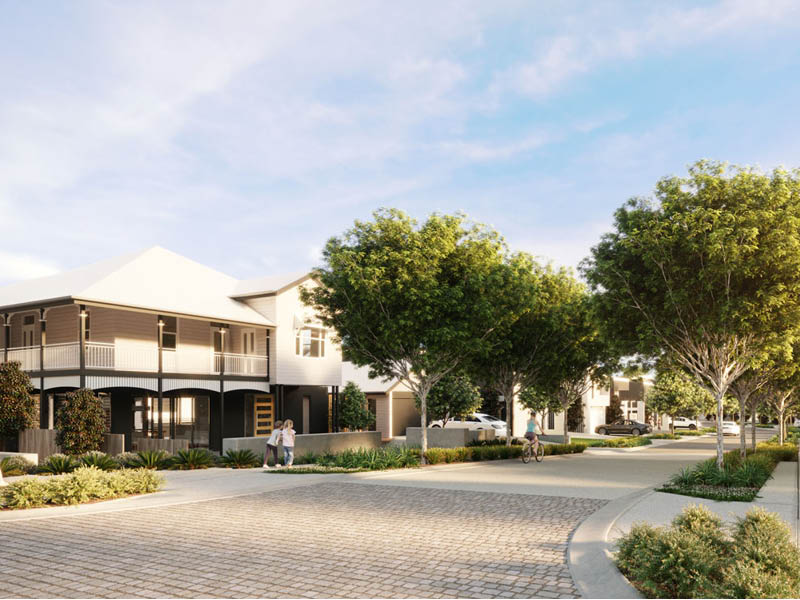 Street view of Mirvac Ashmore Residences proposed development. Render by Mirvac.