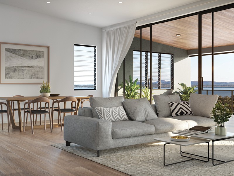 Sunshine Coast Luxury Apartments Parkridge living room