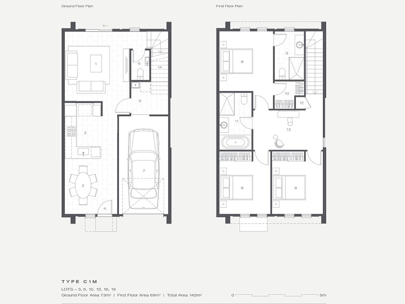 The Hills Residences Floor Plan C1M