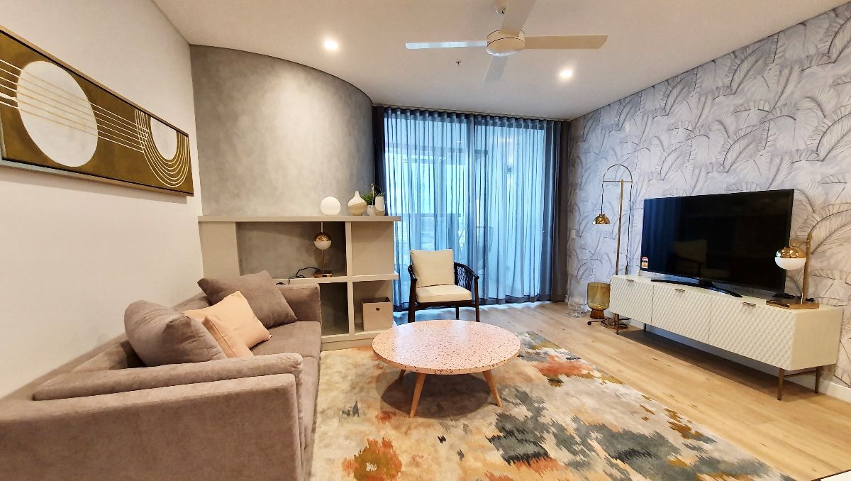 The One Residences Display Apartment Living Room