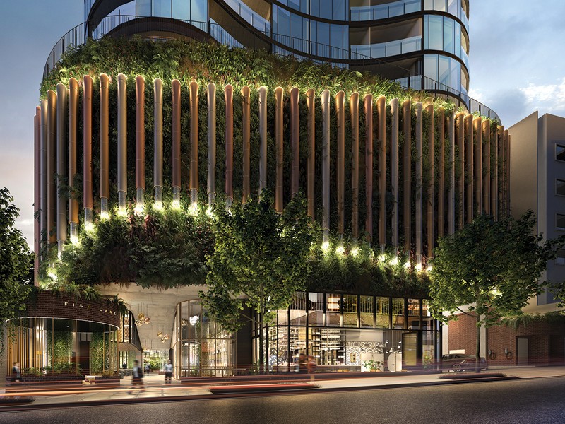 The Standard apartments facade (Image by ARIA Property Group)