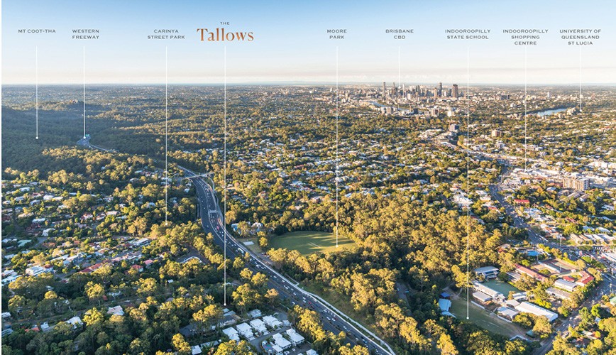 The Tallows location