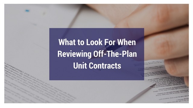 What To Look For When Reviewing Off The Plan Contracts