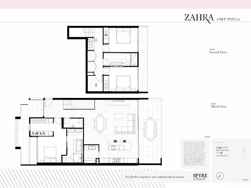 Zahra apartments floor plan C1