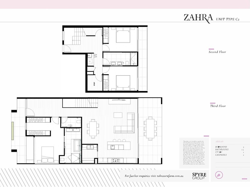 Zahra apartments floor plan C2