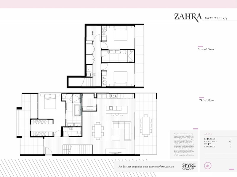 Zahra apartments floor plan C3