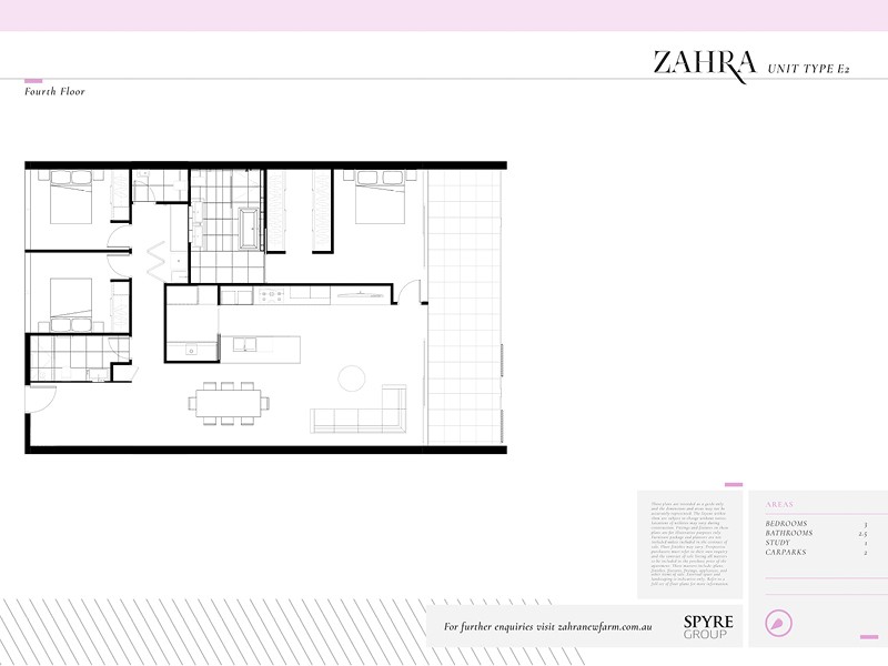Zahra apartments floor plan E2