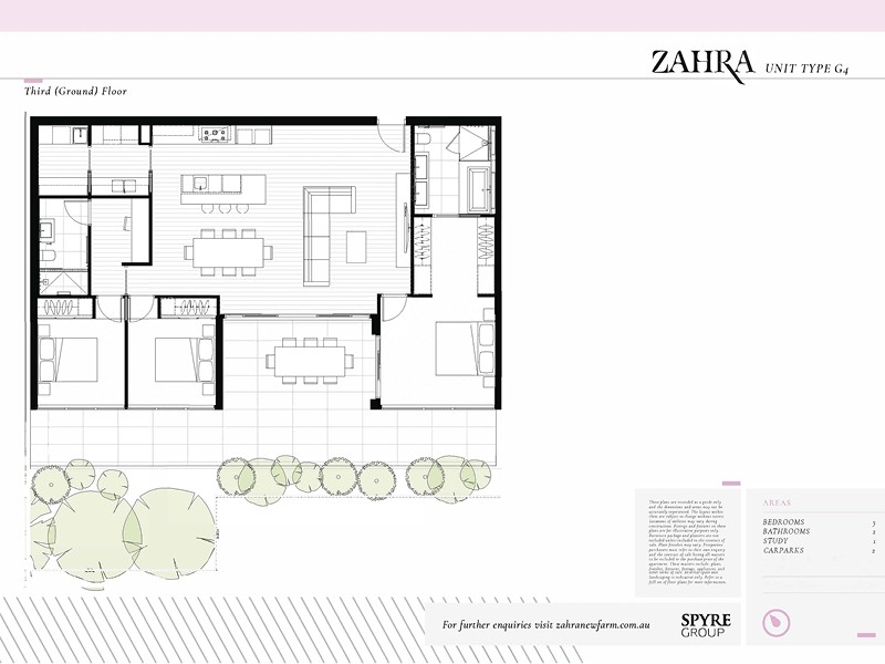 Zahra apartments floor plan G4