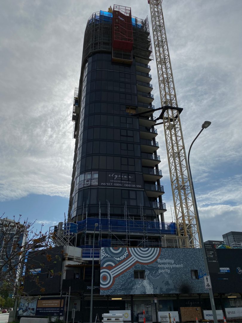 Elysian Broadbeach Construction Update Jan 2020 (image supplied by Project Marketing Australia).3