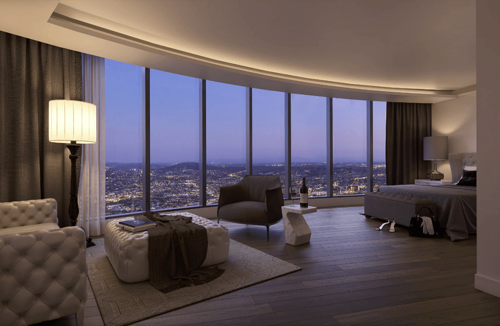 Artists Impression of a Mary Lane Penthouse Bedroom