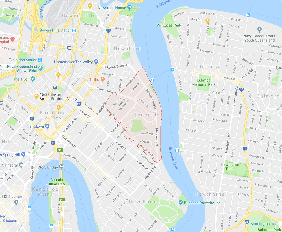 Teneriffe (from Google Maps)