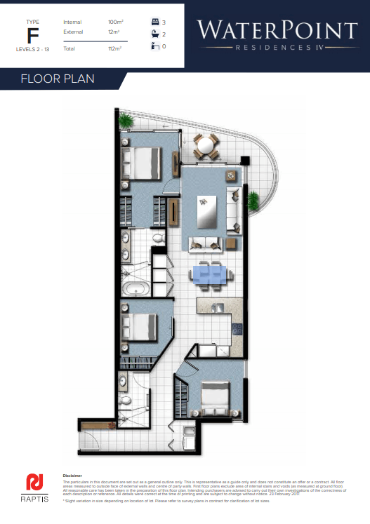 WaterPoint Floor Plan Type F